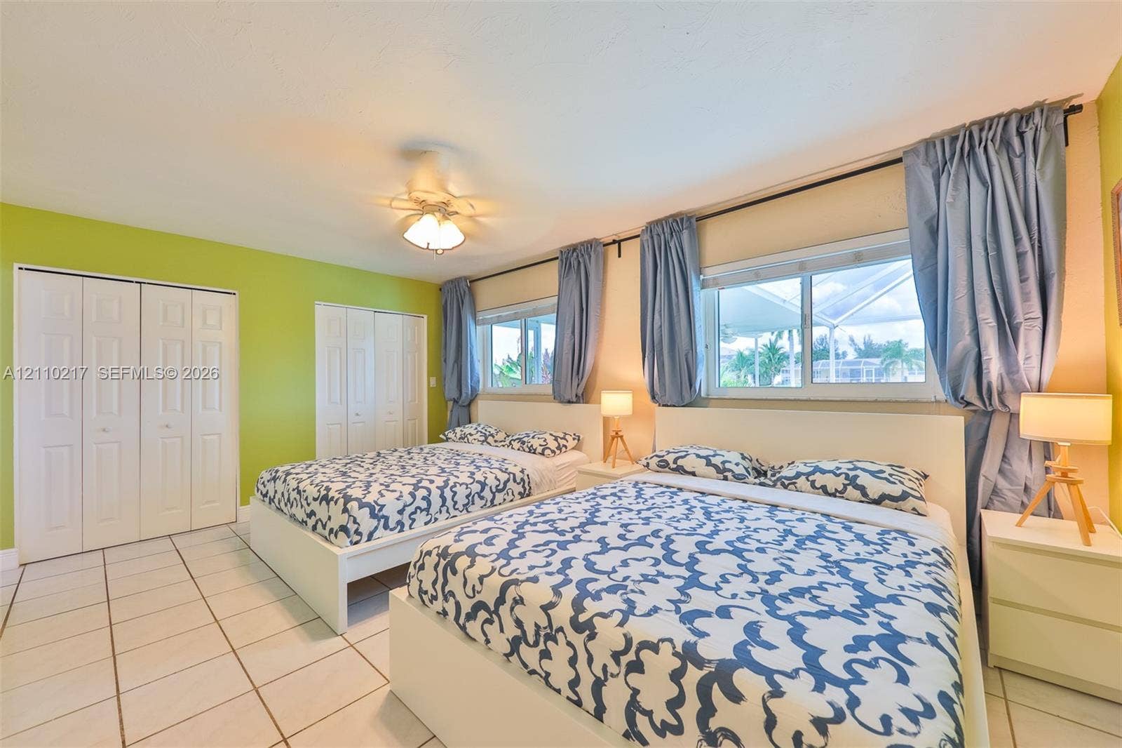 503 SW 17 Street, Cape Coral, FL 33990 Tile flooring, dual sliding-door closets, and large dual windows featuring custom hardware