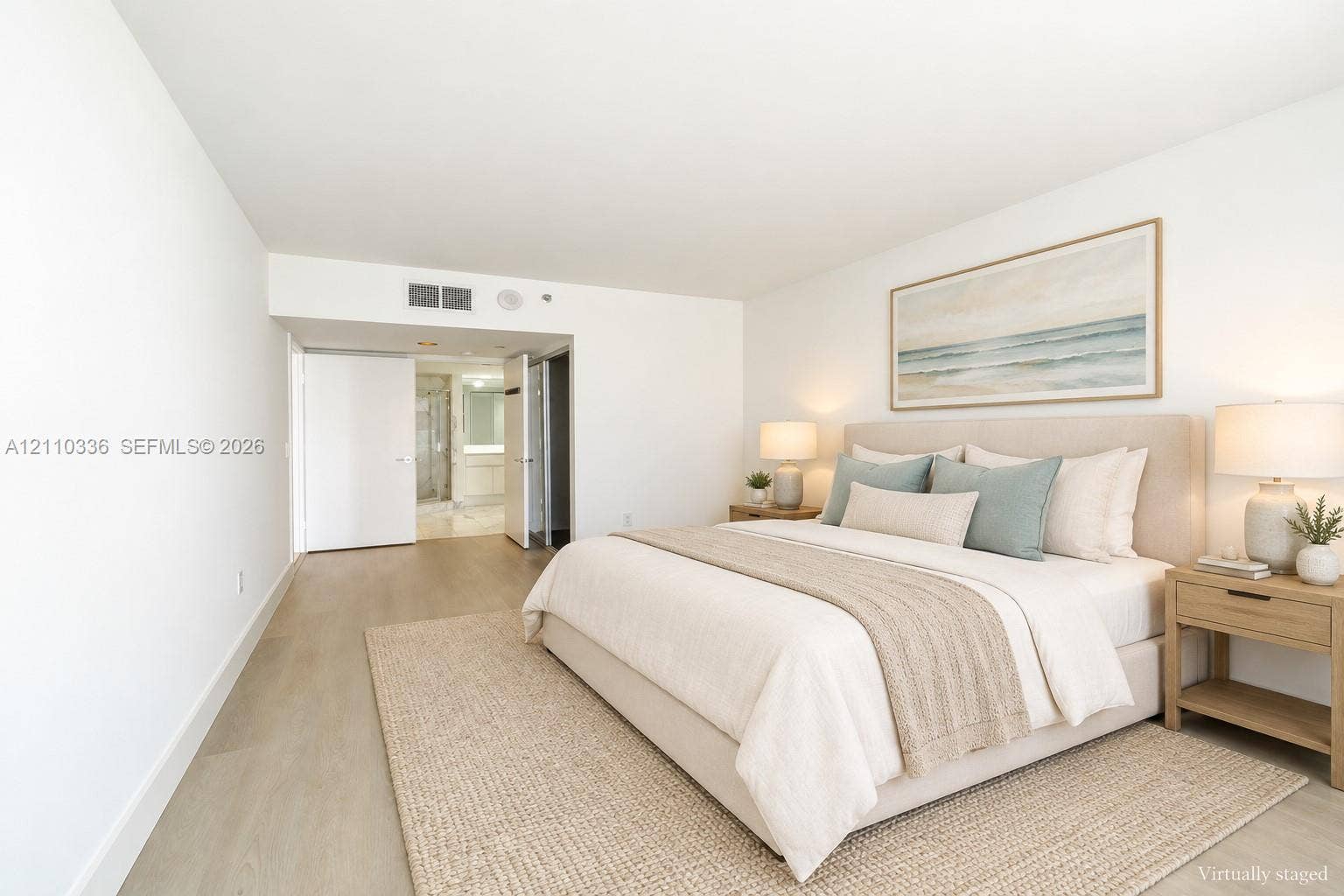 16445 Collins Avenue, #WS-7B, Sunny Isles Beach, Sunny Isles Beach, FL 33160 Spacious interior featuring light-toned wood-finish flooring and neutral wall finishes