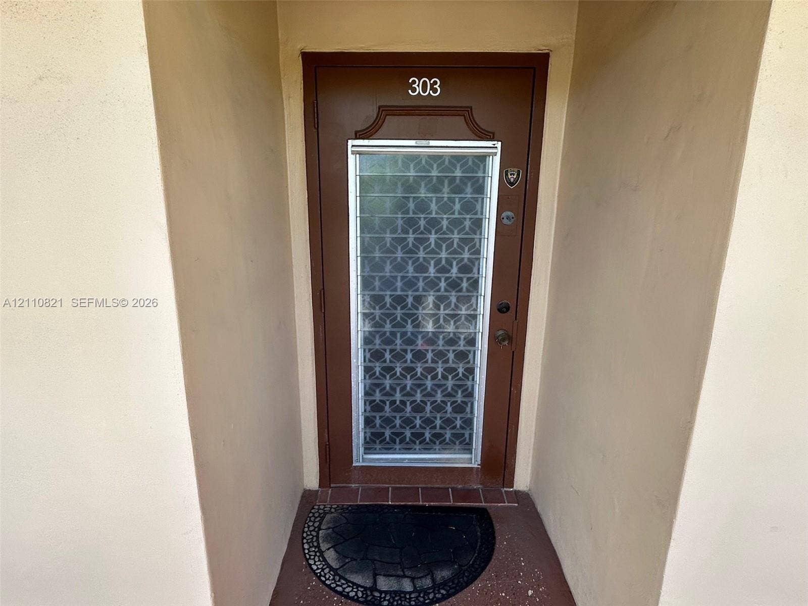 9020 Sunrise Lakes Boulevard, #303, Sunrise, FL 33322 Front door