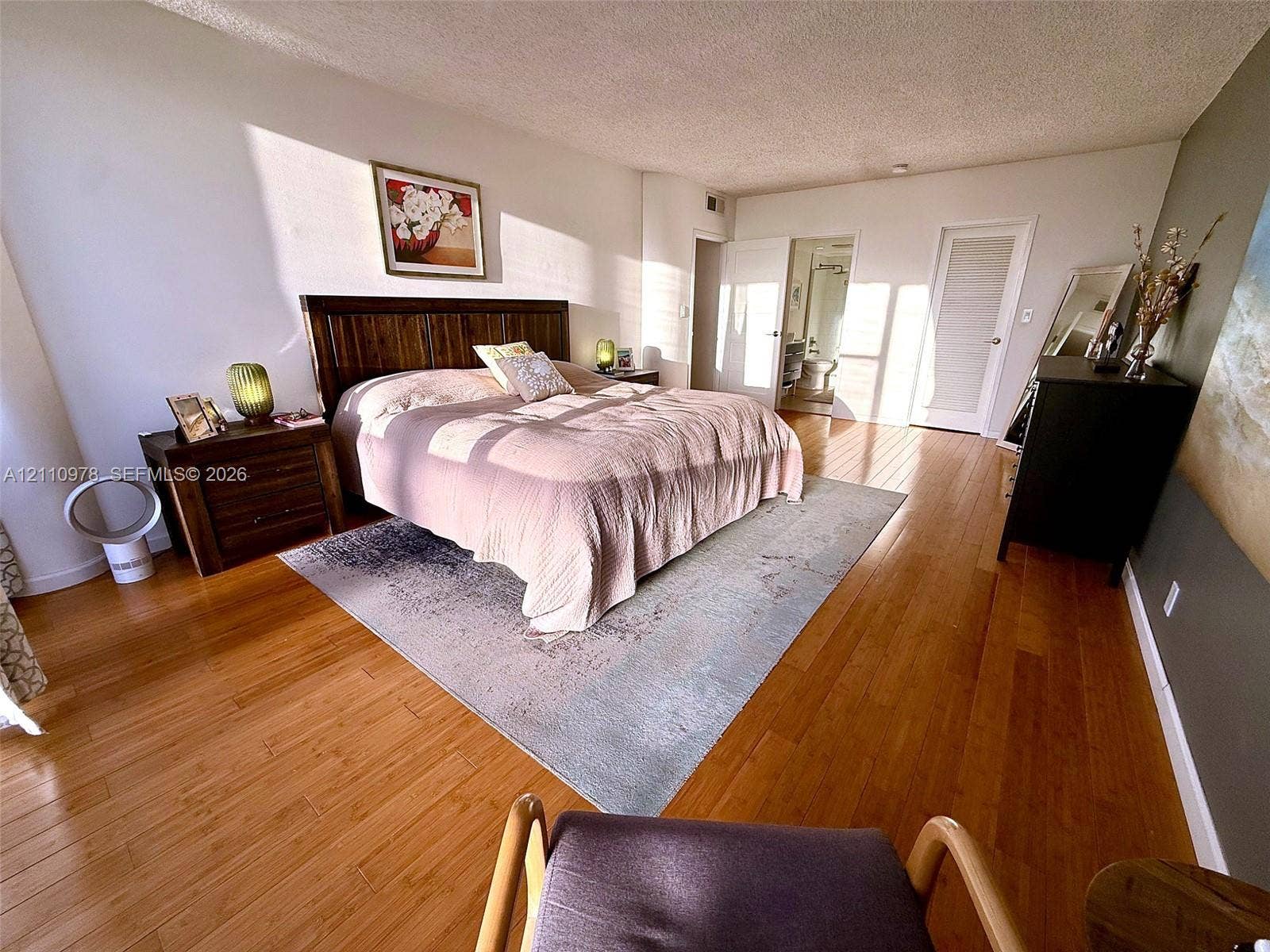 Wood-finish flooring and solid-core interior doors