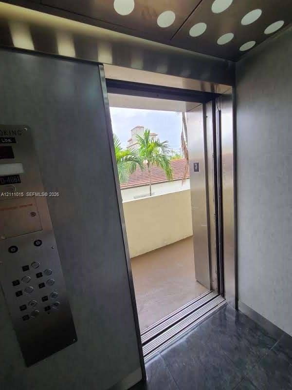 1612 Jefferson Avenue, #303, Miami Beach, Miami Beach, FL 33139 Elevator landing on 3rd floor