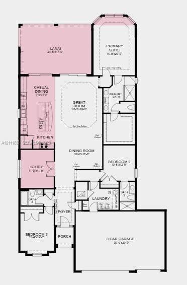 13225 SW Portico Way, Port St Lucie, FL 34987 Additional Highlights Include: whole house impact windows, tray ceilings, 10" ceilings, outdoor kitchen rough-in, pocket door at foyer, and laundry sink pre-plumb.