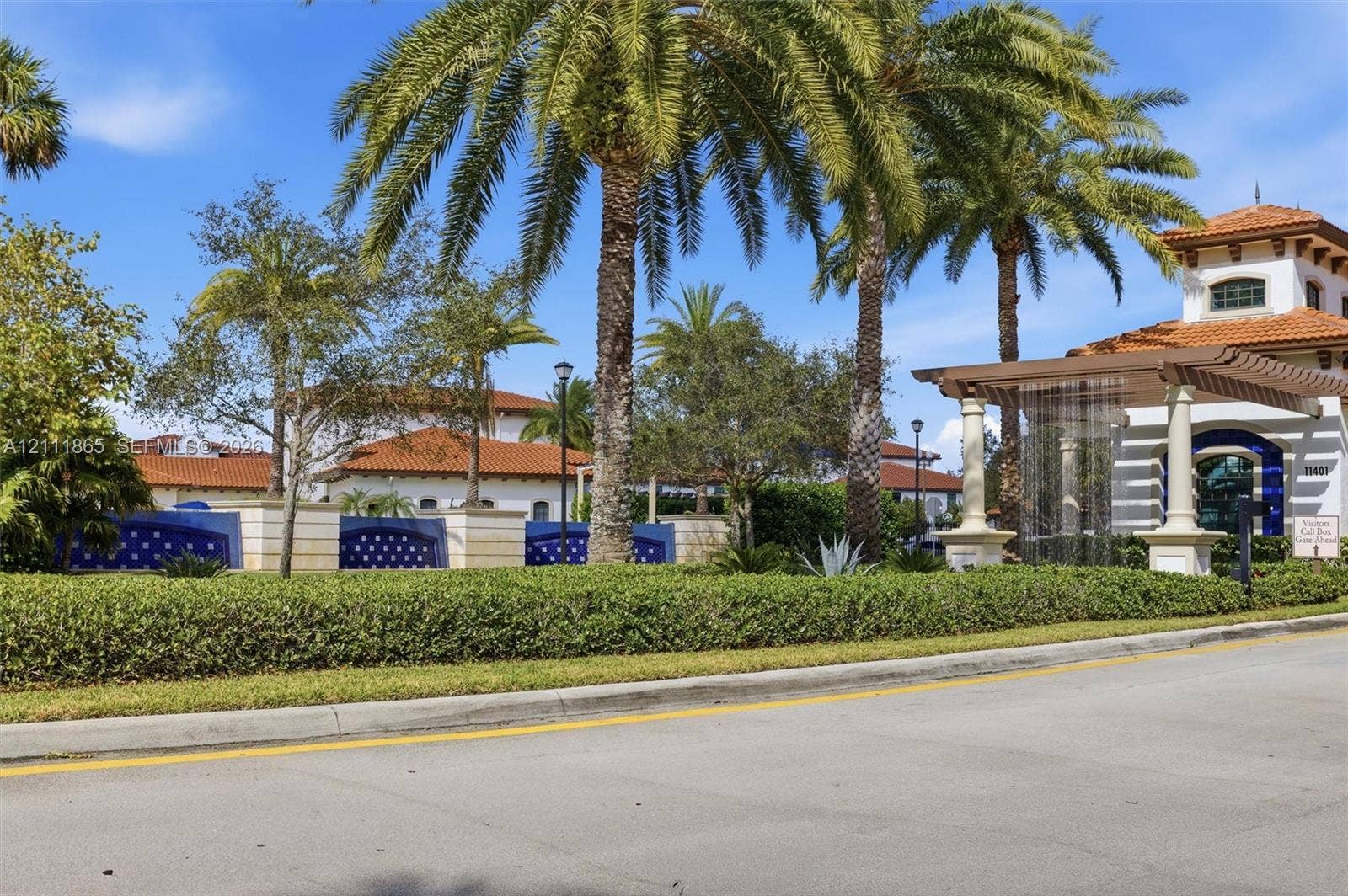 1034 SW 113th Avenue, Pembroke Pines, FL 33025 Community Entrance