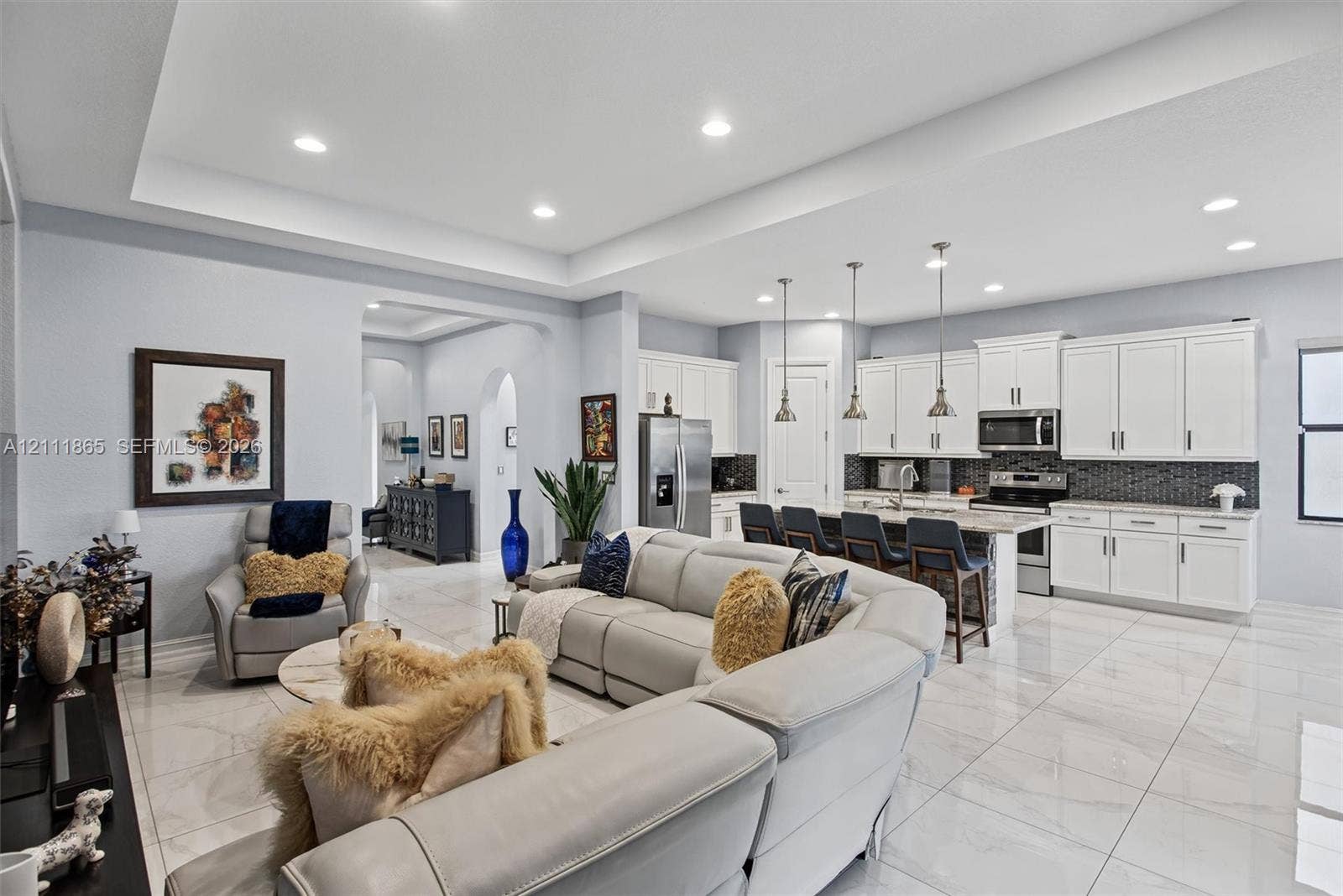 1034 SW 113th Avenue, Pembroke Pines, FL 33025 Open concept perspective.