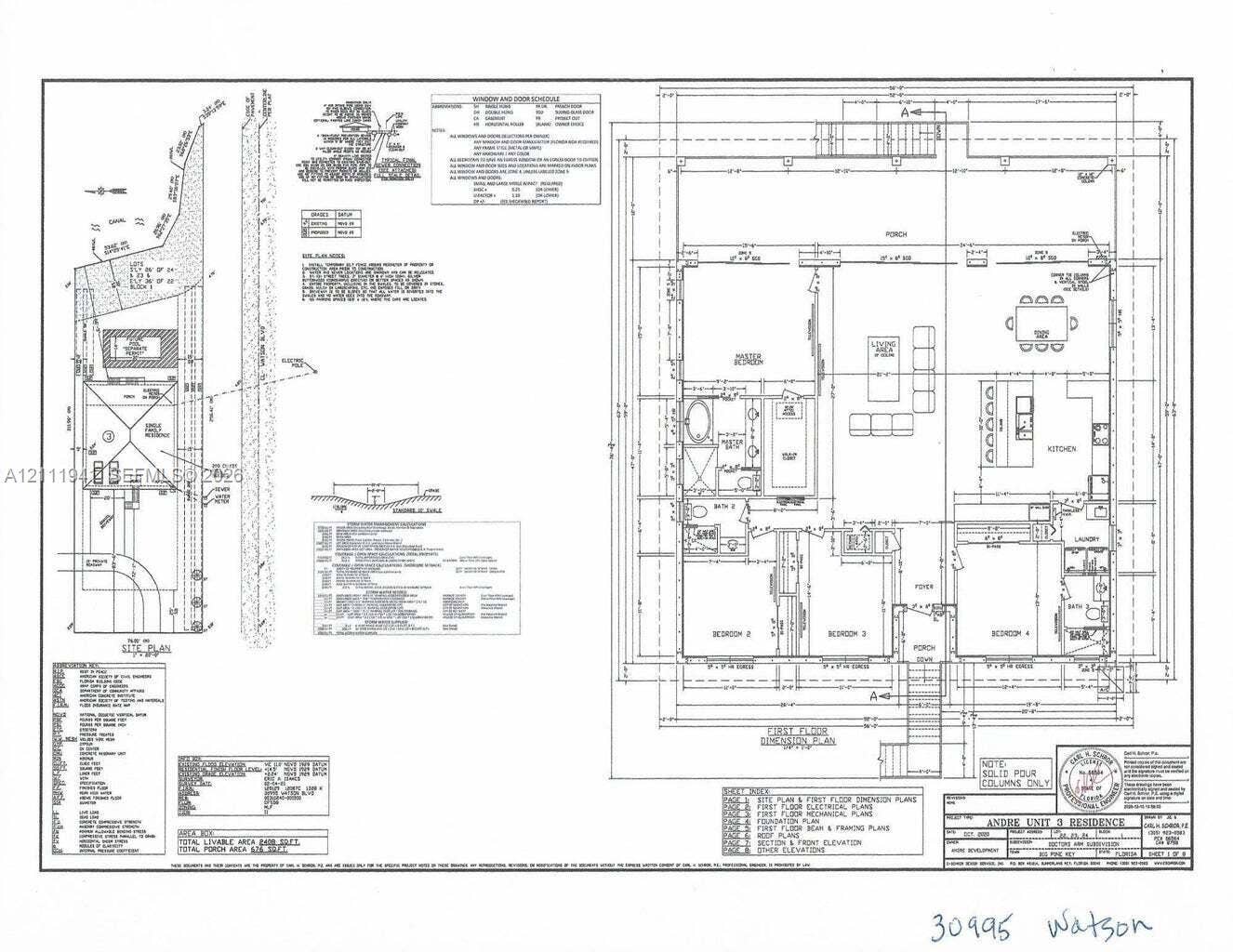 30995 Watson Boulevard, Big Pine Key, FL 33043 Floor Plan