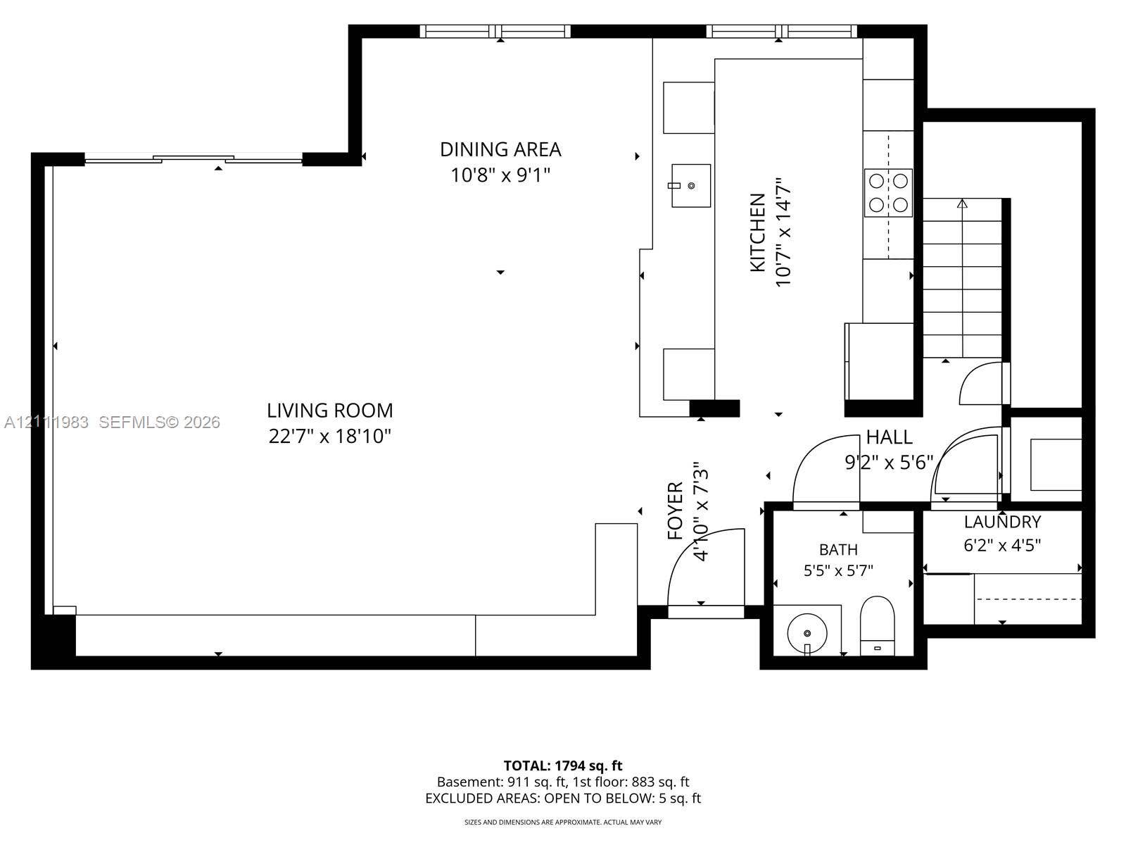 90 Alton Road, #TH-8, Miami Beach, FL 33139 Floor plan first floor
