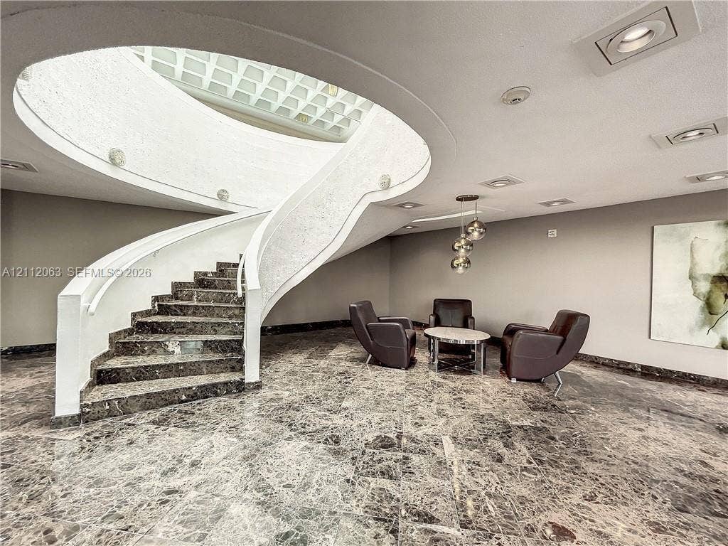 1360 S Ocean Boulevard, #2503, Pompano Beach, Pompano Beach, FL 33062 Extended lobby to stairs to the pool and clubhouse