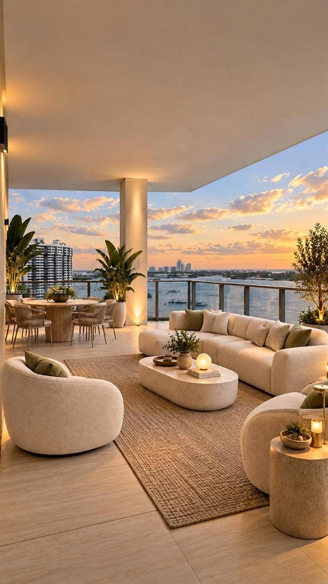 4714 N Flagler Drive, #1401, West Palm Beach, FL 33407 Digitally staged