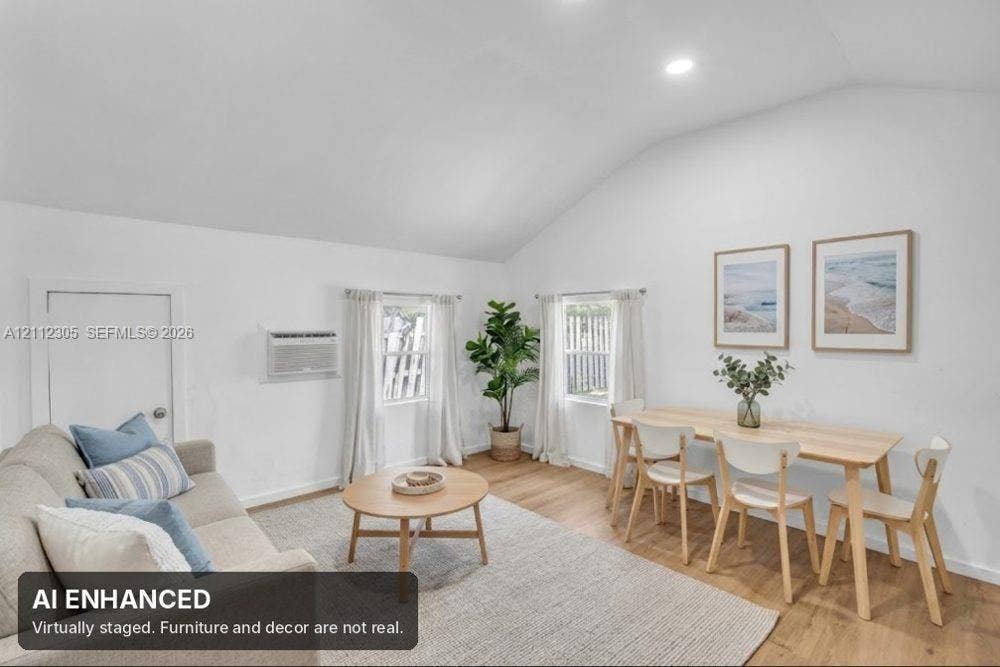 1008 N 18th Court, Hollywood, FL 33020 Virtually staged (AI). Furniture and decor are not real. The unaltered original is the previous photo.