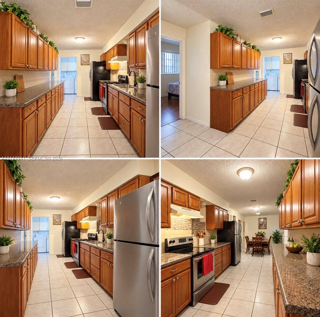 390 NW 49th Avenue, Plantation, FL 33317 Property Feature Documentation. Displaying kitchen cabinetry, countertops, and fixed appliances within the property