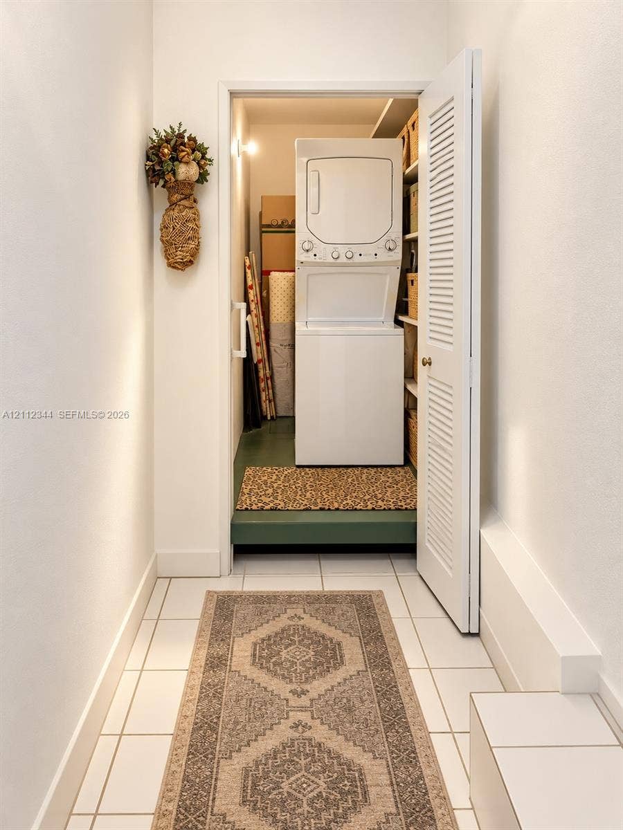 End of Foyer is your W/D and storage