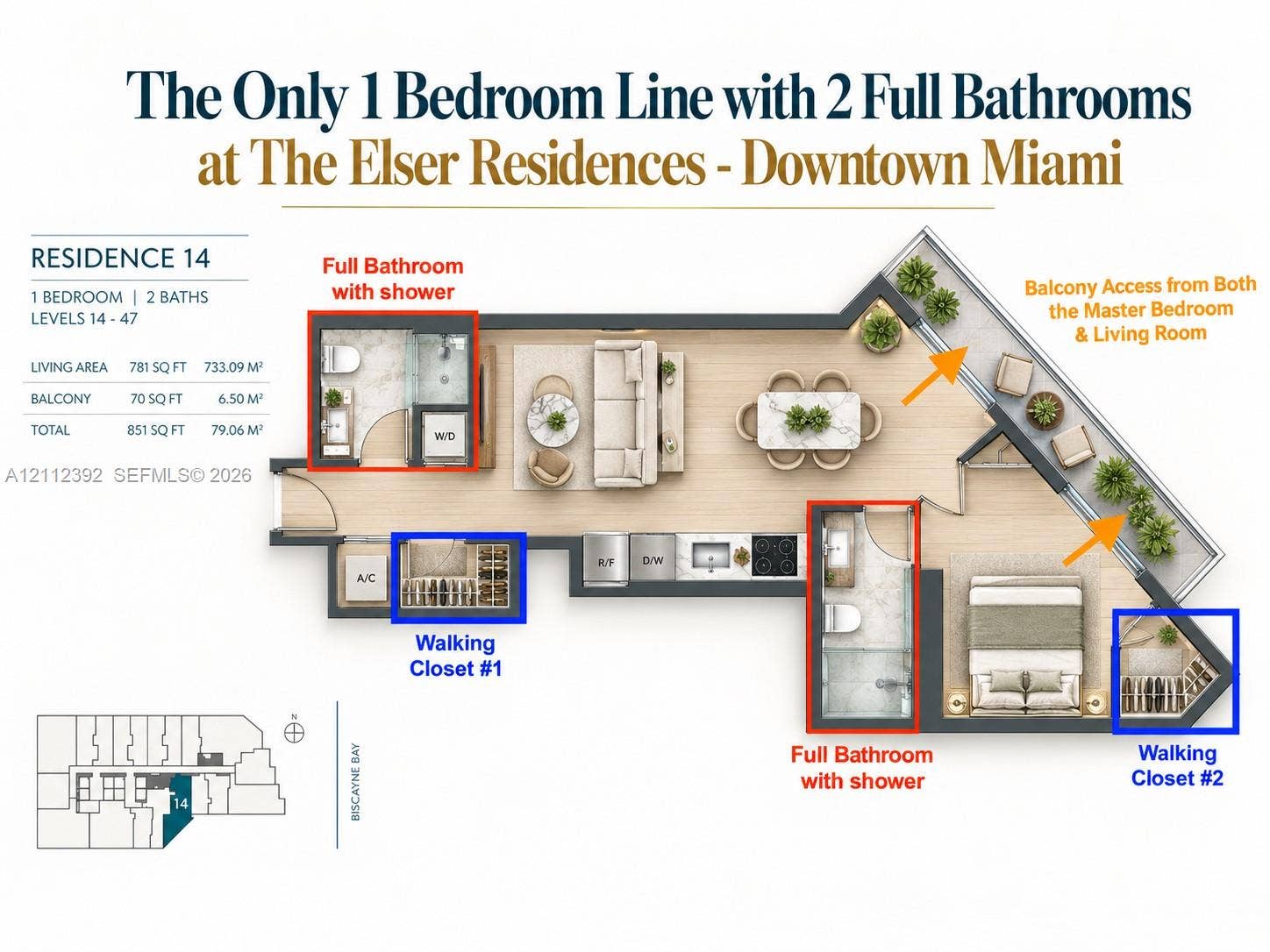 398 NE 5th Street, #2314, Miami, FL 33132 Photo 3