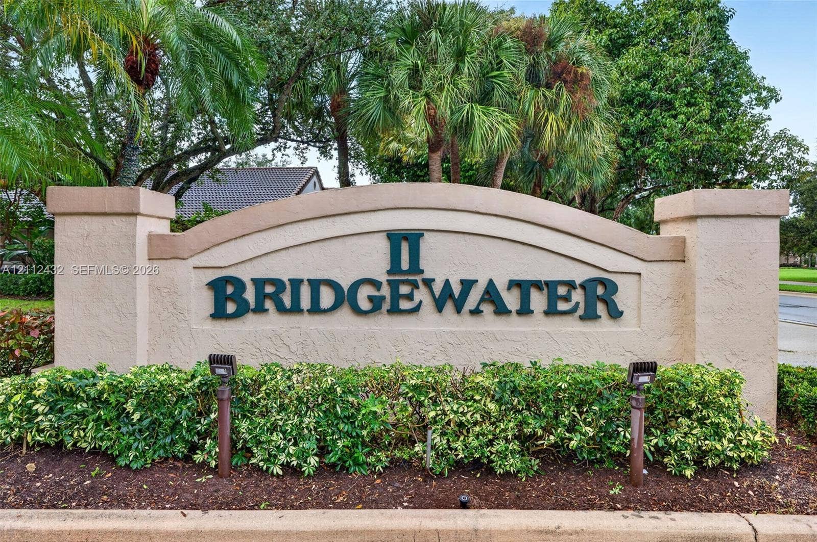 10545 NW 11th Court, Plantation, FL 33322 Bridgewater entrance sign