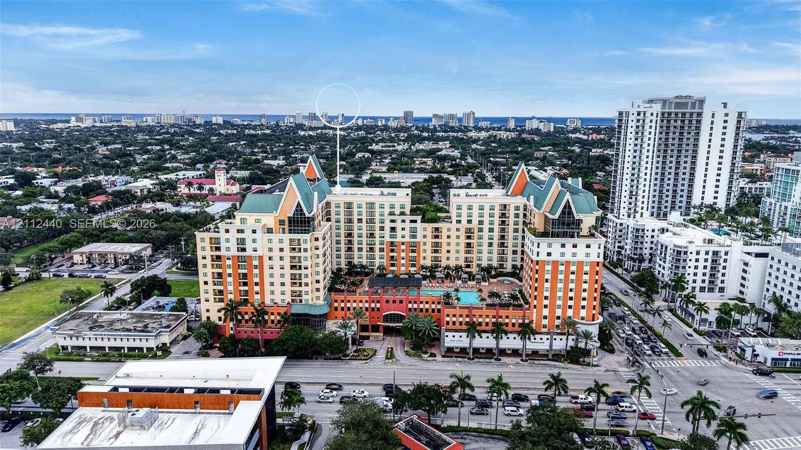 110 N Federal Highway, #914, Fort Lauderdale, FL 33301 Aerial perspective