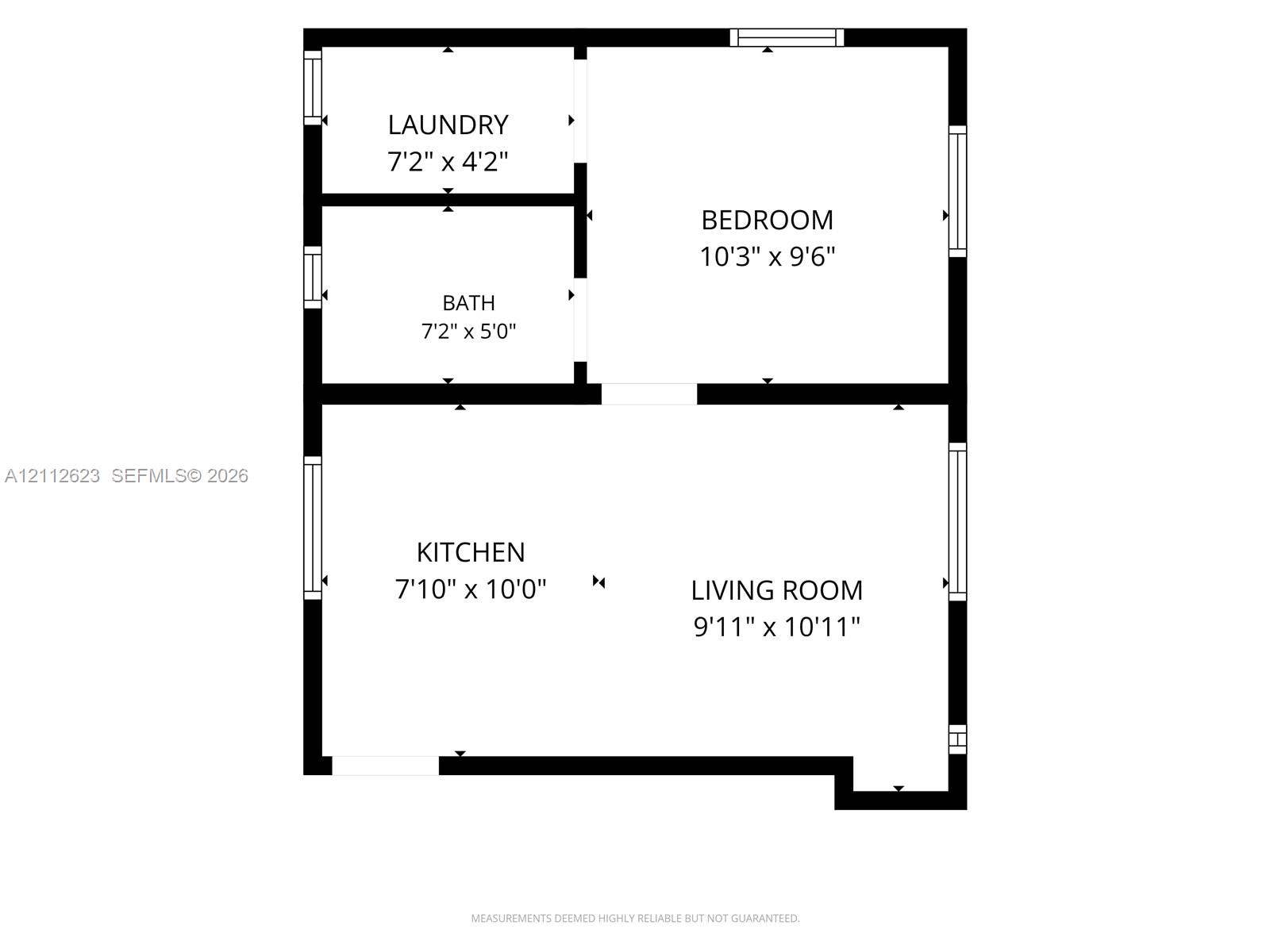 817 Tyler Street, #10, Hollywood, Hollywood, FL 33019 Floor plan