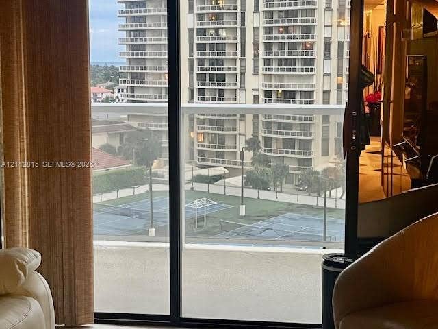 20281 E Country Club Drive, #615, Aventura, FL 33180 Second bedroom has tennis views.