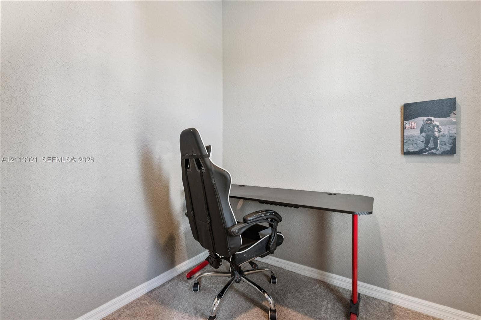 8228 Tailshot Court, Lake Worth, Lake Worth, FL 33467 Neutral-toned wall finish with high-pile carpeting
