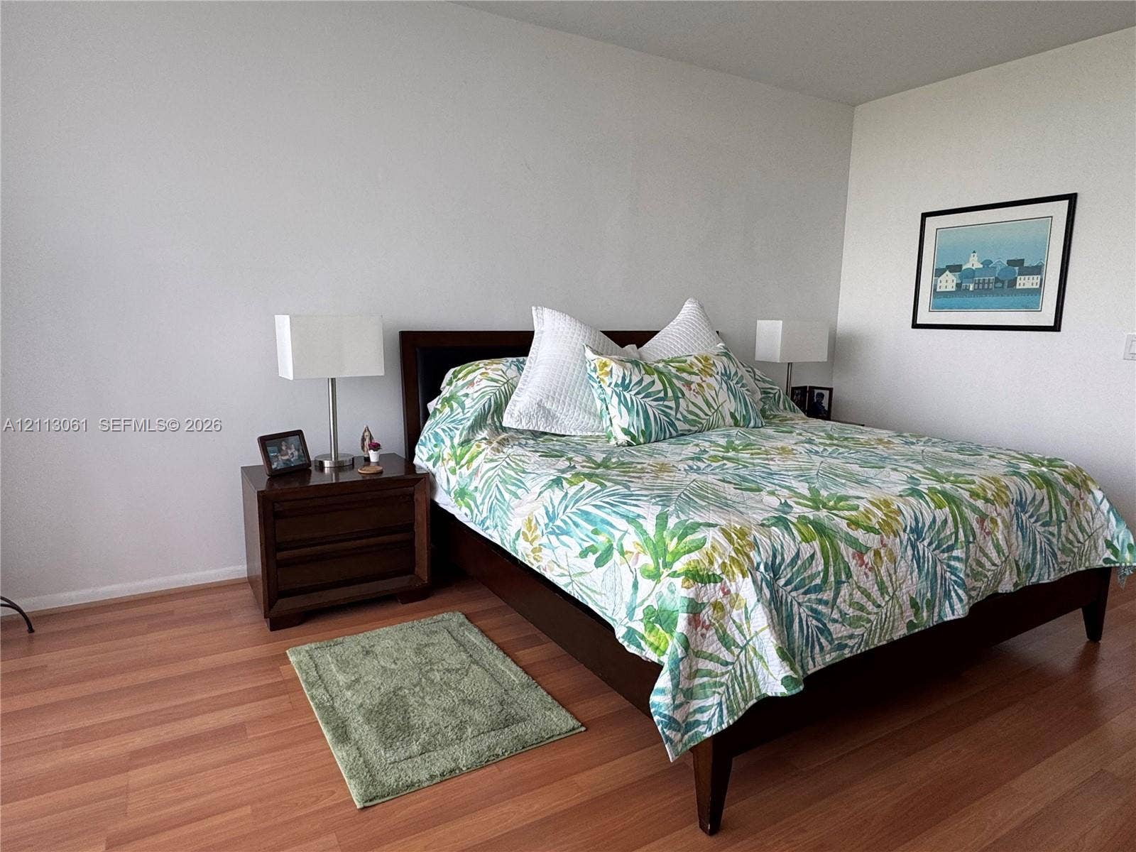 Wood-finish flooring throughout