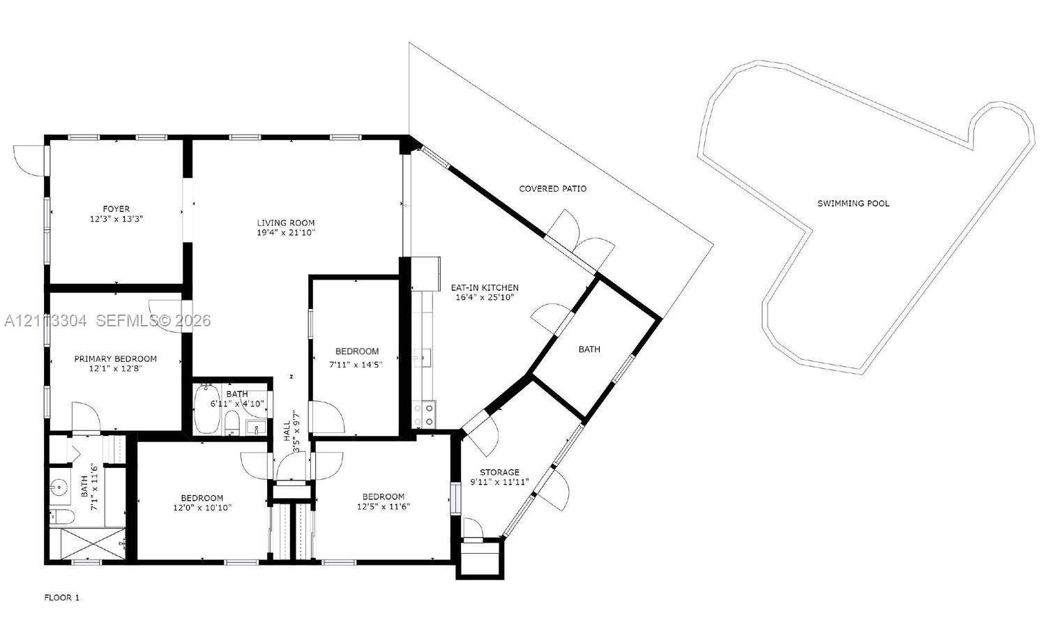 1810 SW 5th Avenue, #n/a, Miami, Miami, FL 33129 Floor plan