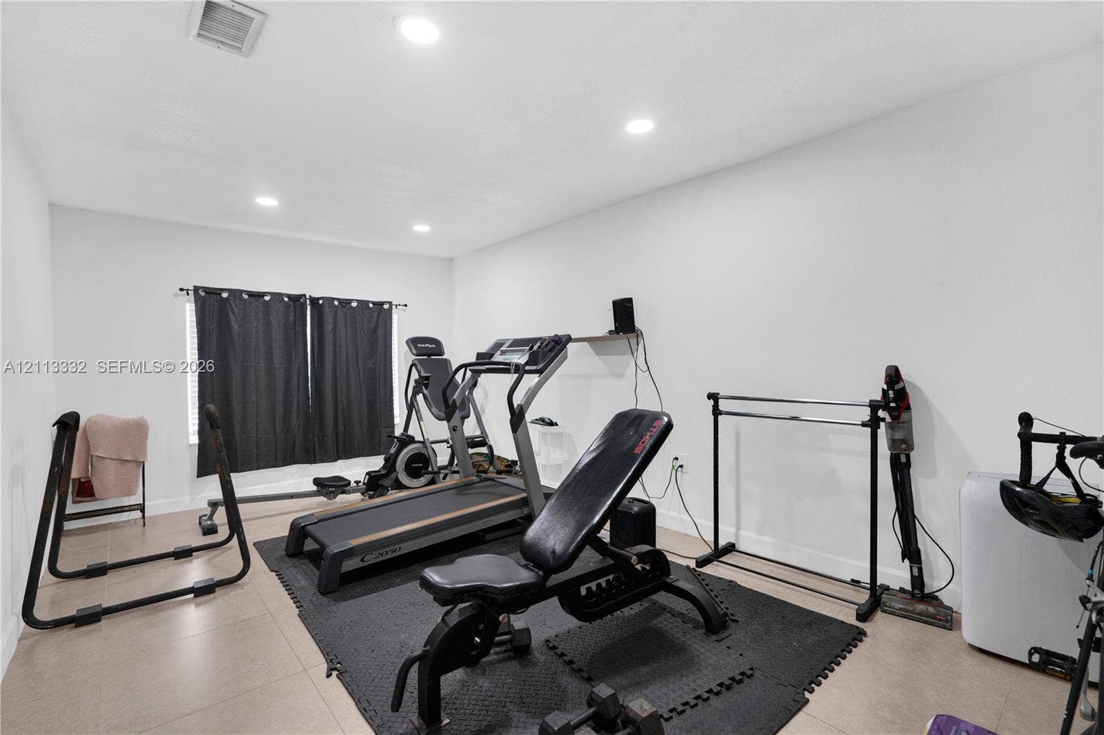 13111 SW 84th Street, Miami, FL 33183 Room featuring tile flooring and recessed lighting