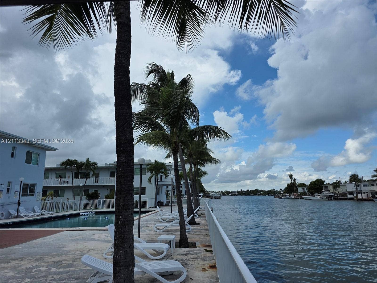 7207 Bay Drive, #2, Miami Beach, Miami Beach, FL 33141 Waterfront pool deck