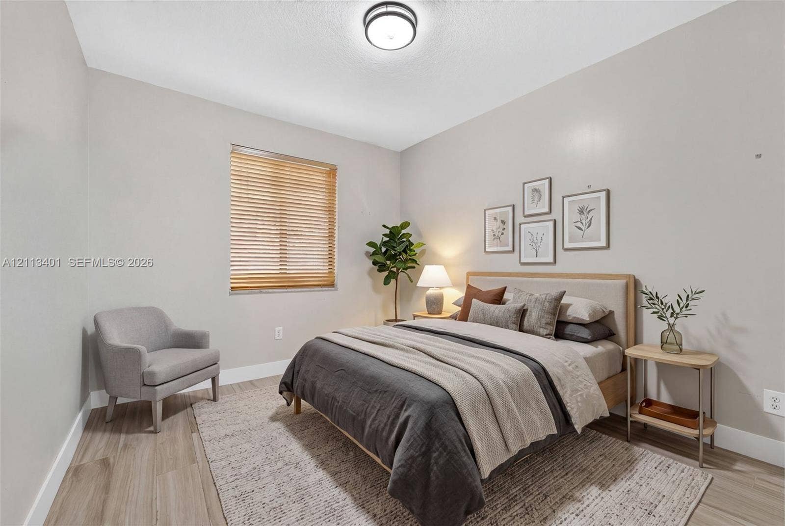 15891 SW 139th Street, Miami, Miami, FL 33196 Wood-finish flooring, neutral wall tones, and recessed overhead lighting