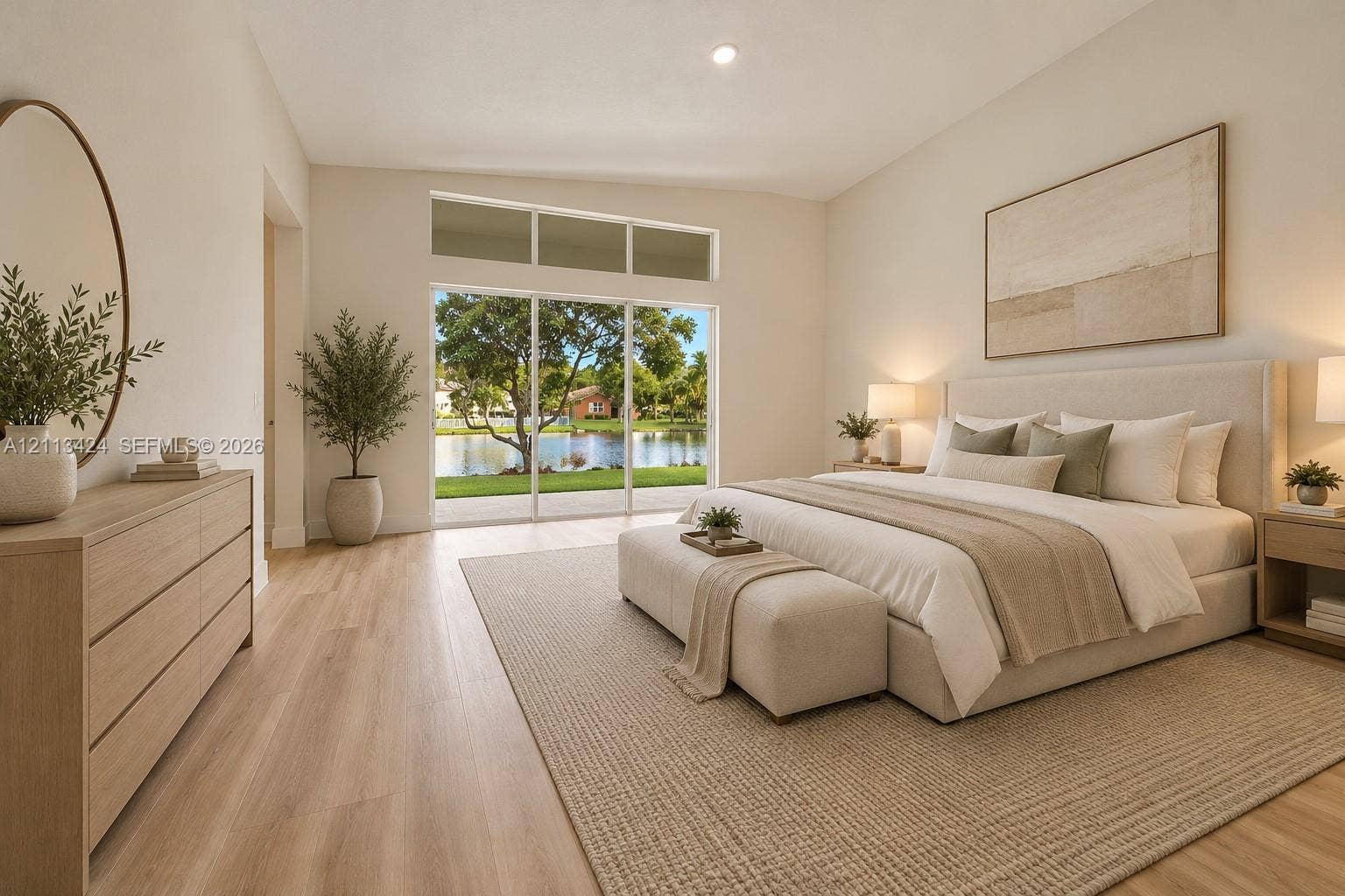 2465 SW 132nd Terrace, Miramar, FL 33027 virtually staged master bedroom
