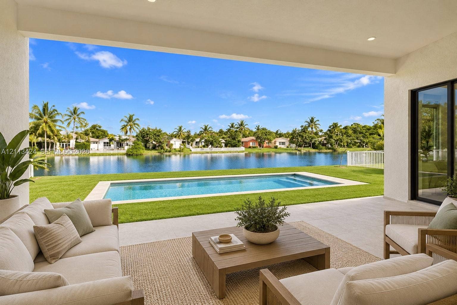 2465 SW 132nd Terrace, Miramar, FL 33027 virtually staged Covered patio (no pool)
