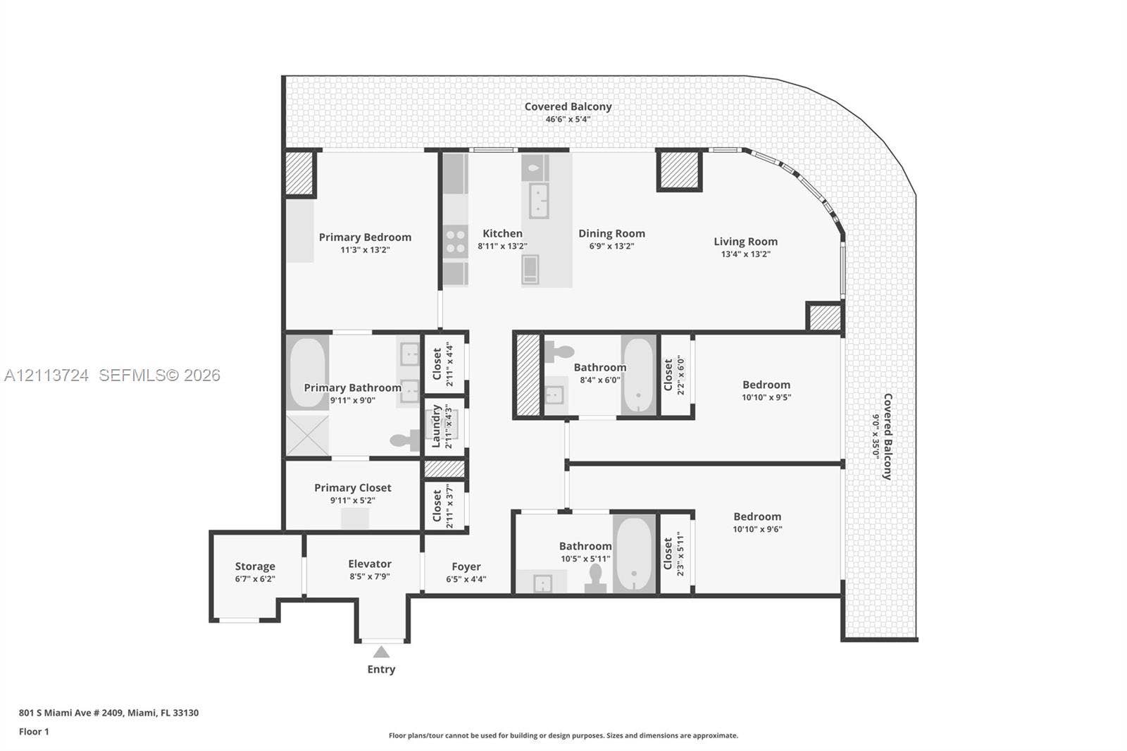 801 S Miami Avenue, #2409, Miami, FL 33130 Photo 39