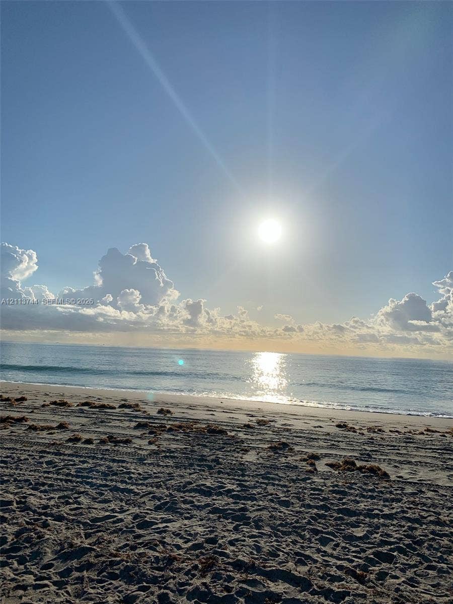 1501 Arthur Street, #1, Hollywood, FL 33020 Sandy shoreline featuring direct ocean access and coastal horizon
