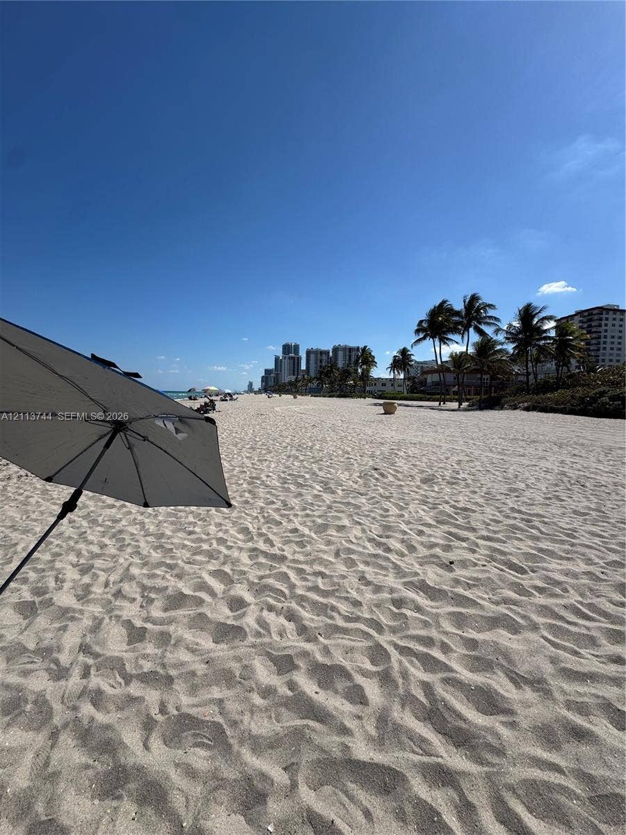 1501 Arthur Street, #1, Hollywood, FL 33020 Sandy coastline featuring mature palm trees and expansive horizons