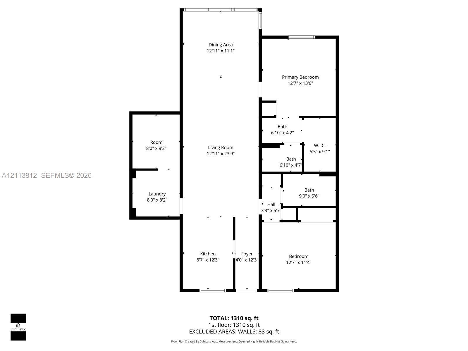 1516 Whitehall Drive, #204, Davie, FL 33324 Floor plan