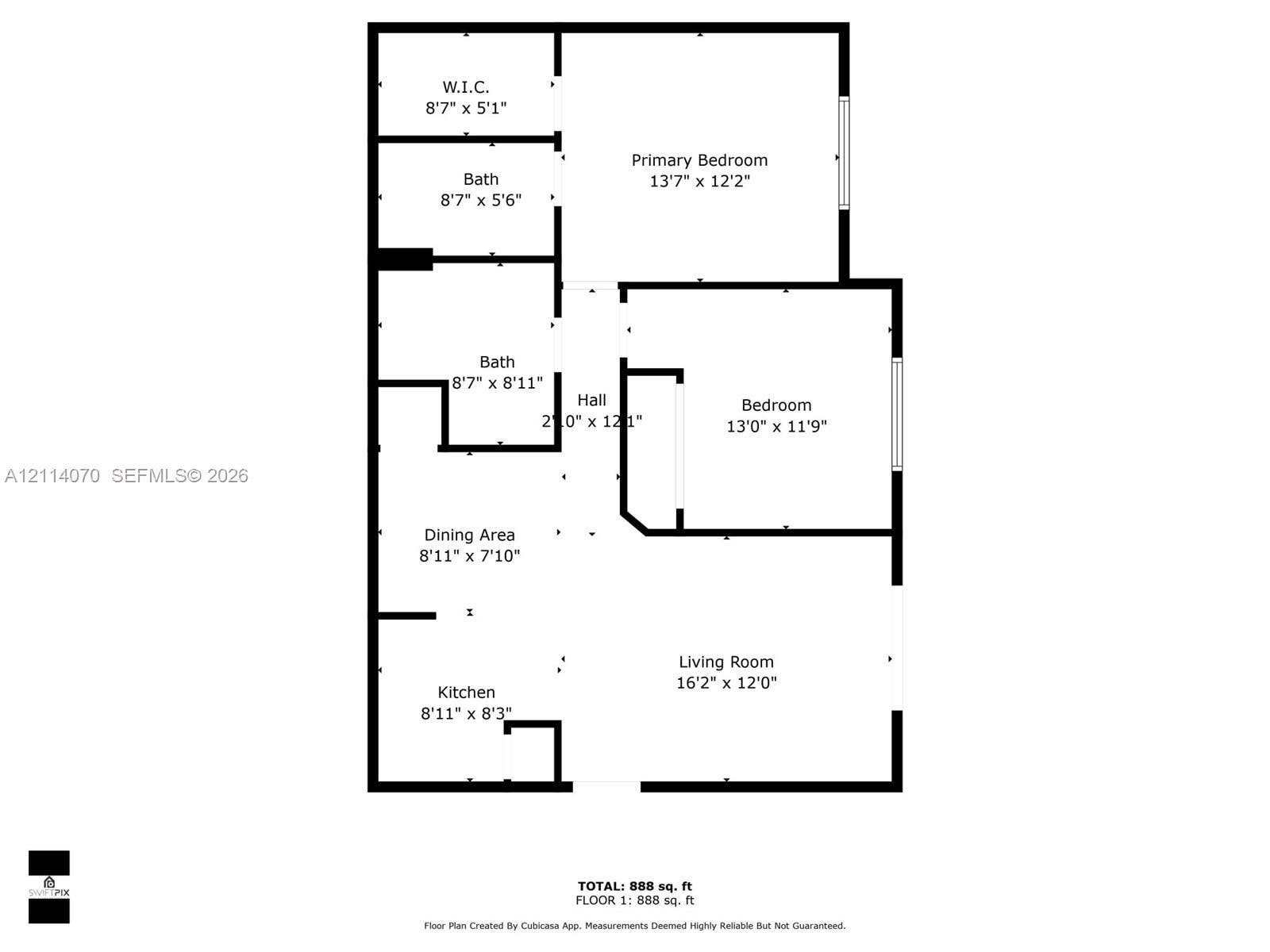 15400 SW 284th Street, #1204, Homestead, Homestead, FL 33033 Floor plan