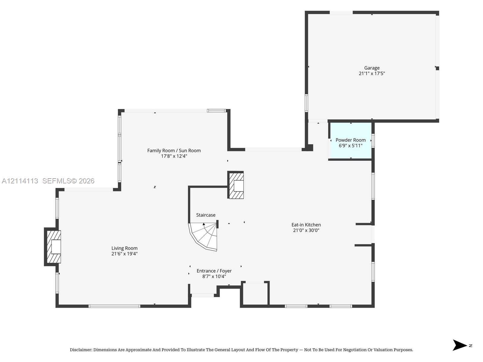 5386 Alton Road, Miami Beach, FL 33140 Floor plan - 1st floor