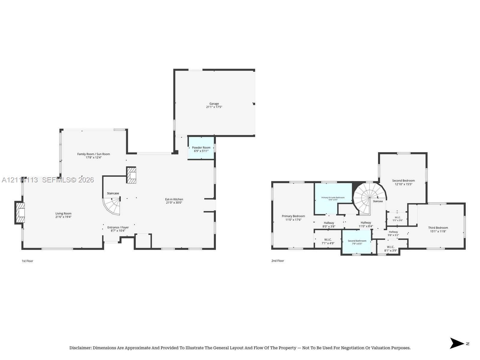 5386 Alton Road, Miami Beach, FL 33140 Floor plan - All floors