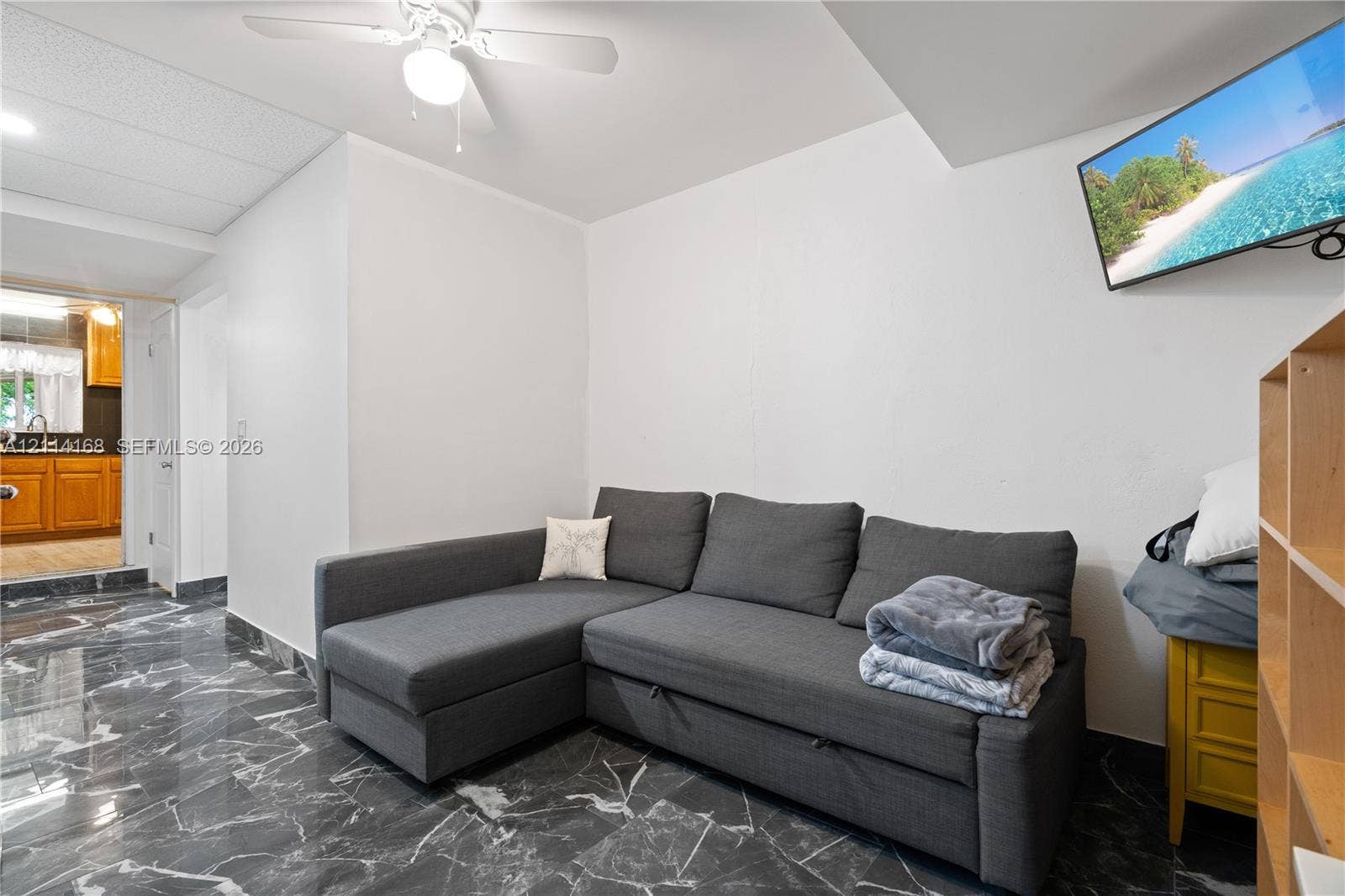 (Flex space, in-law quarters, Pull out sofa bed)