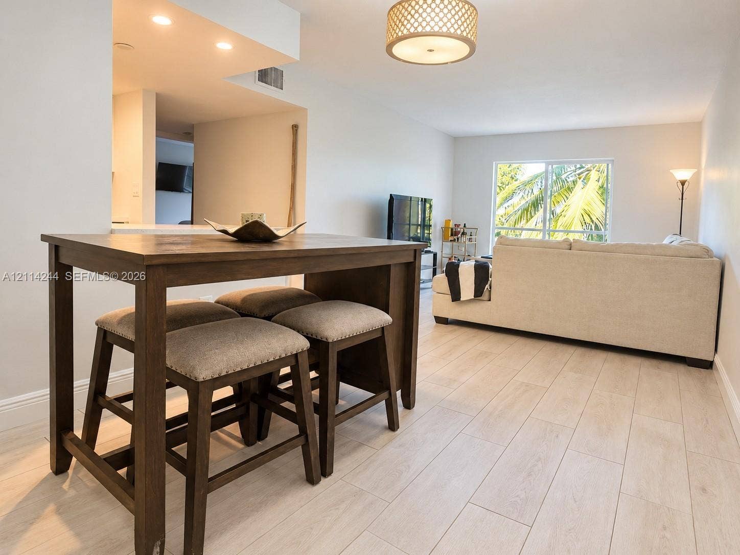15888 SW 95th Avenue, #307, Miami, Miami, FL 33157 Wood-finish tile flooring throughout.