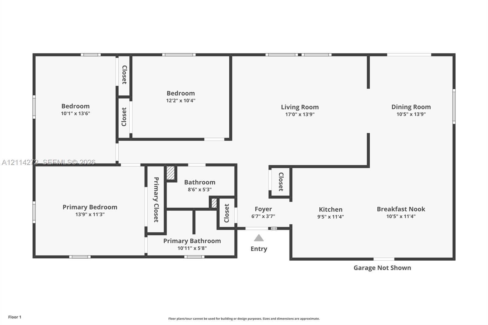 110 Cunningham, New Smyrna Beach, FL 32168 Floor plan
