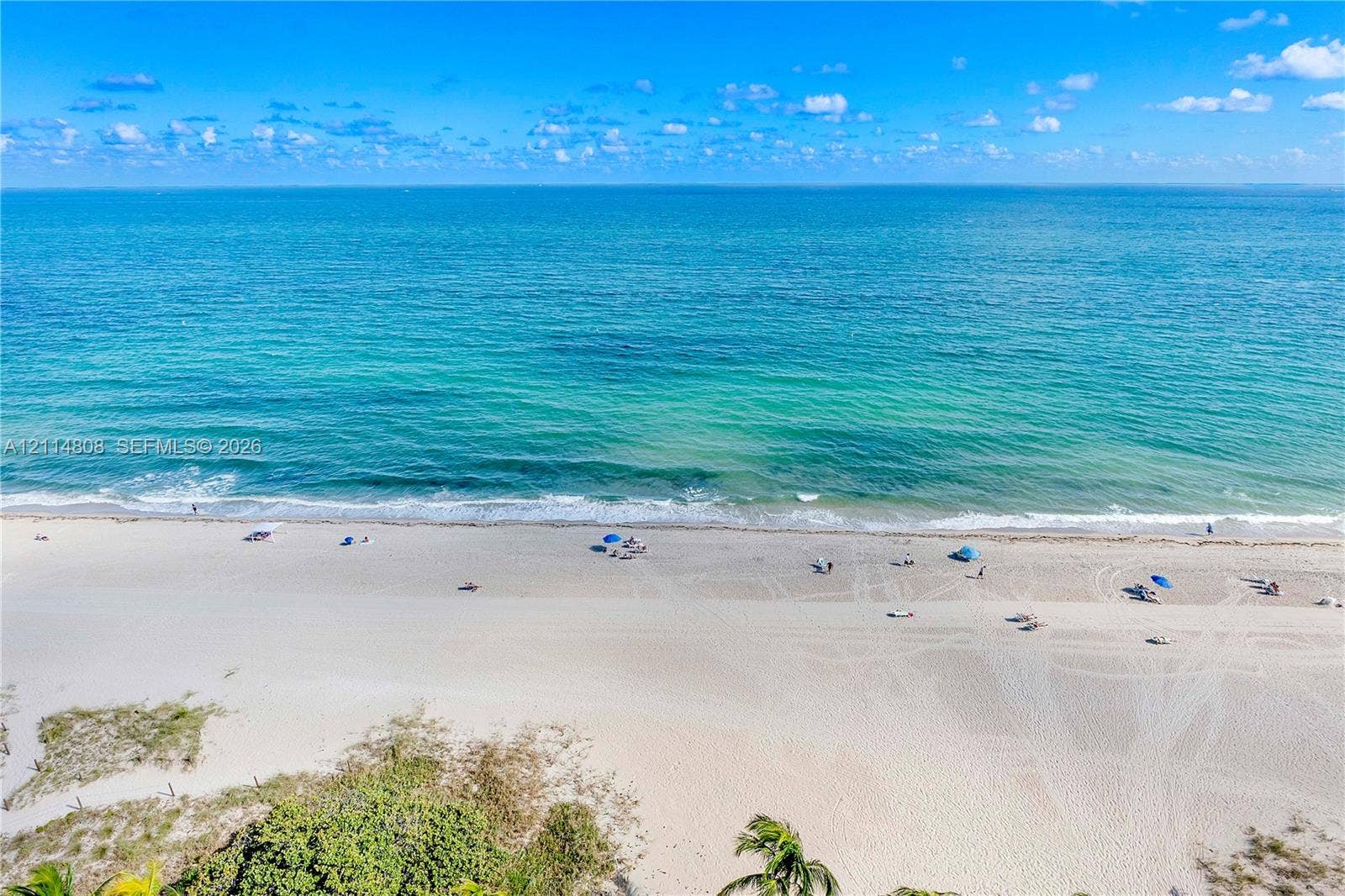 1000 S Ocean Boulevard, #16P, Pompano Beach, Pompano Beach, FL 33062 Oceanfront property featuring direct beach access, white sand coastline, and turquoise water