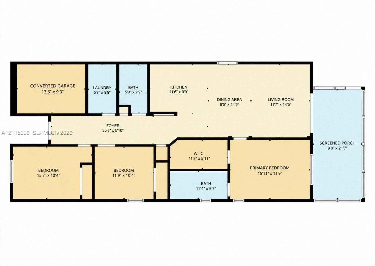 4812 NW 19th Street, Coconut Creek, FL 33063 Floor plan