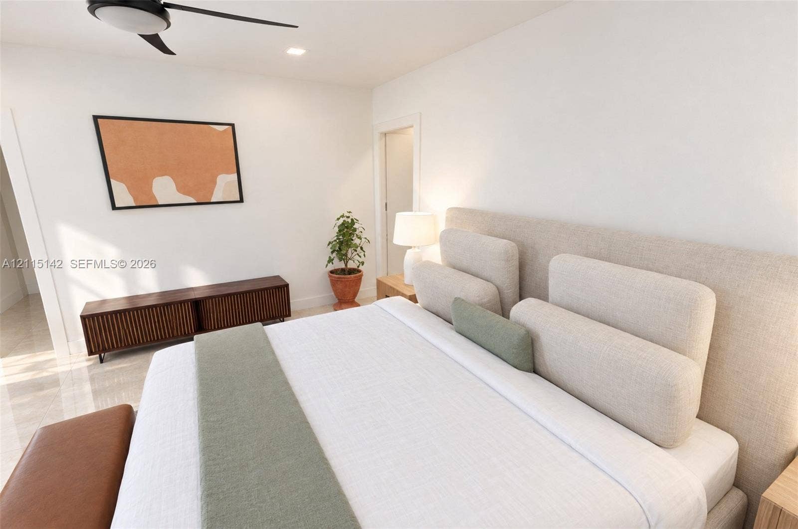 5940 SW 18th Street, Plantation, FL 33317 VIRTUAL RENDERING, NOT AN ACTUAL PHOTO. HOME IS UNDER CONSTRUCTION. Bedroom shown as proposed per permitted plans; final construction, finishes, landscaping and furnishings may differ. Buyer to verify with developer.
