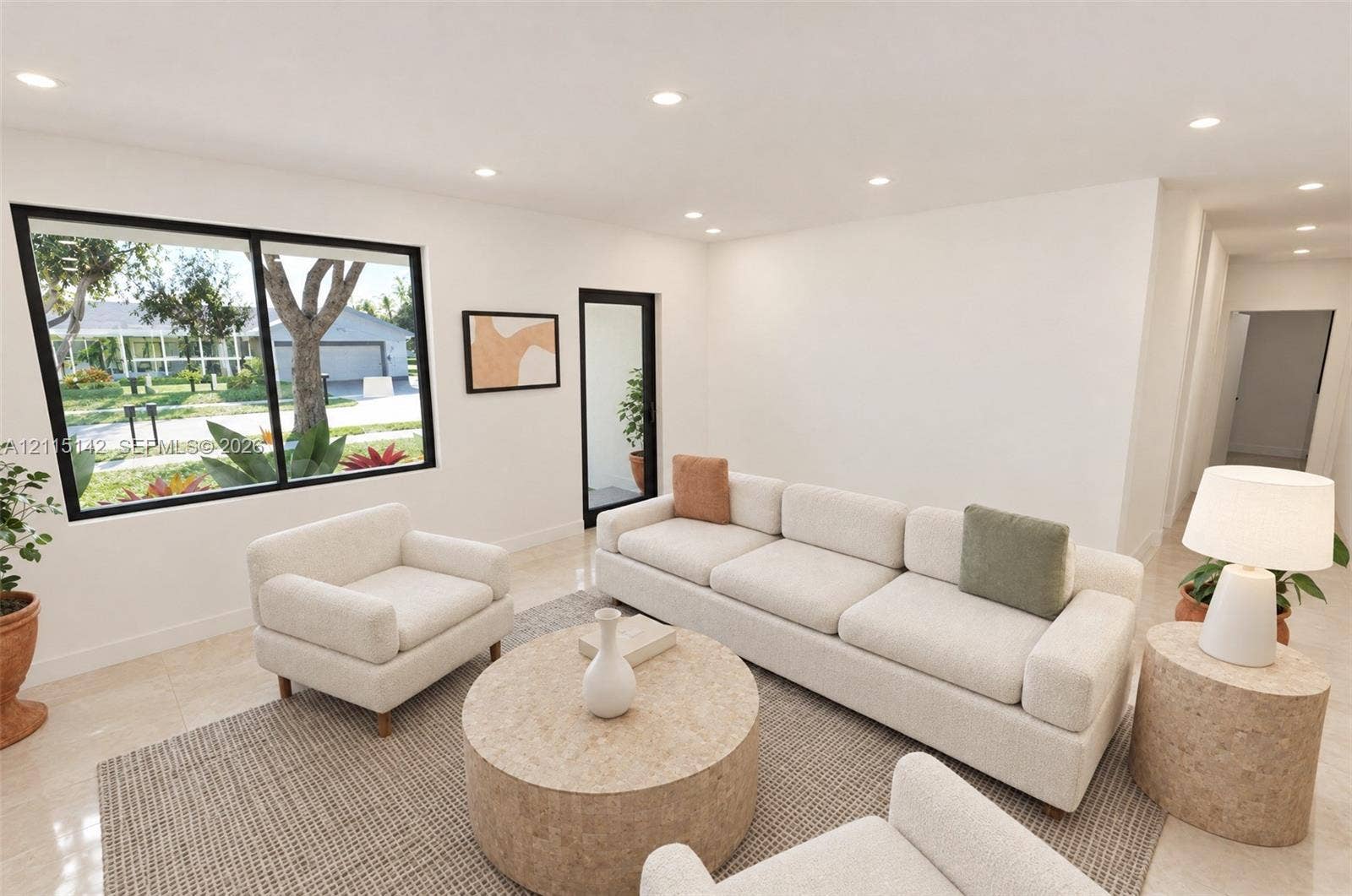 5940 SW 18th Street, Plantation, FL 33317 VIRTUAL RENDERING, NOT AN ACTUAL PHOTO. HOME IS UNDER CONSTRUCTION. Living area shown as proposed per permitted plans; final construction, finishes, landscaping and furnishings may differ. Buyer to verify with developer.
