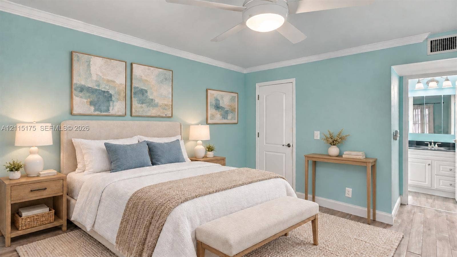 324 Seville N, Delray Beach, FL 33446 Alternative virtual staging of primary bedroom
