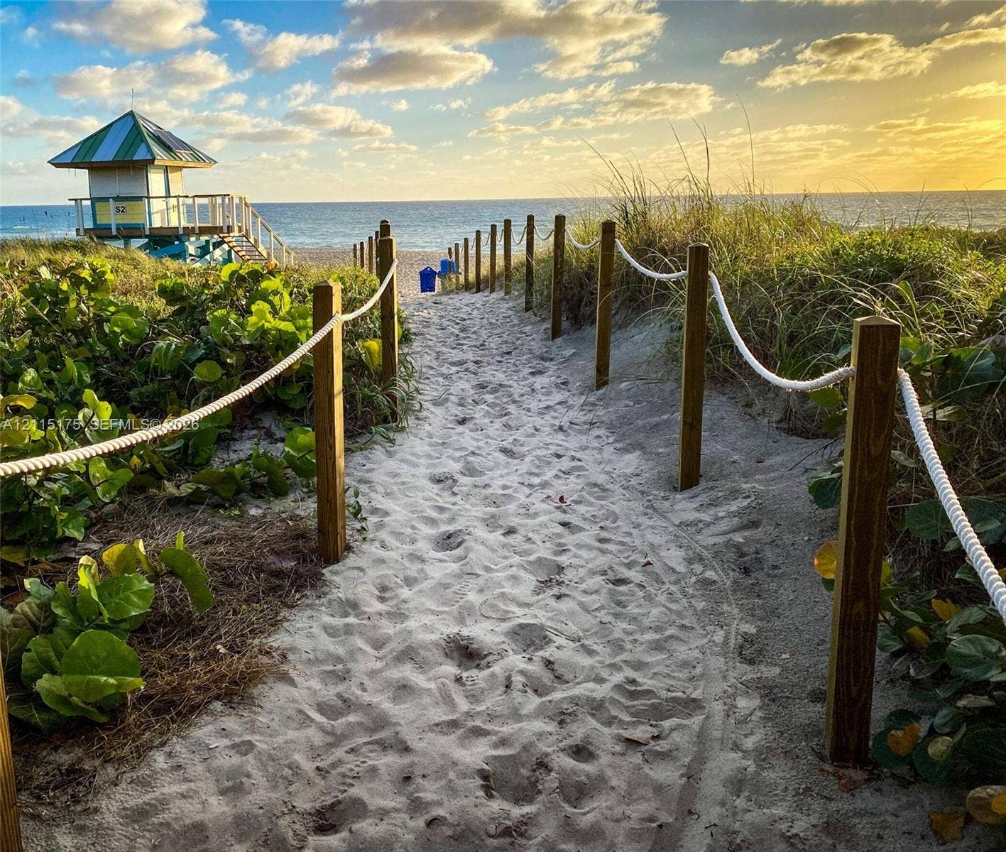 324 Seville N, Delray Beach, FL 33446 Sandy path through native dunes with direct beach access