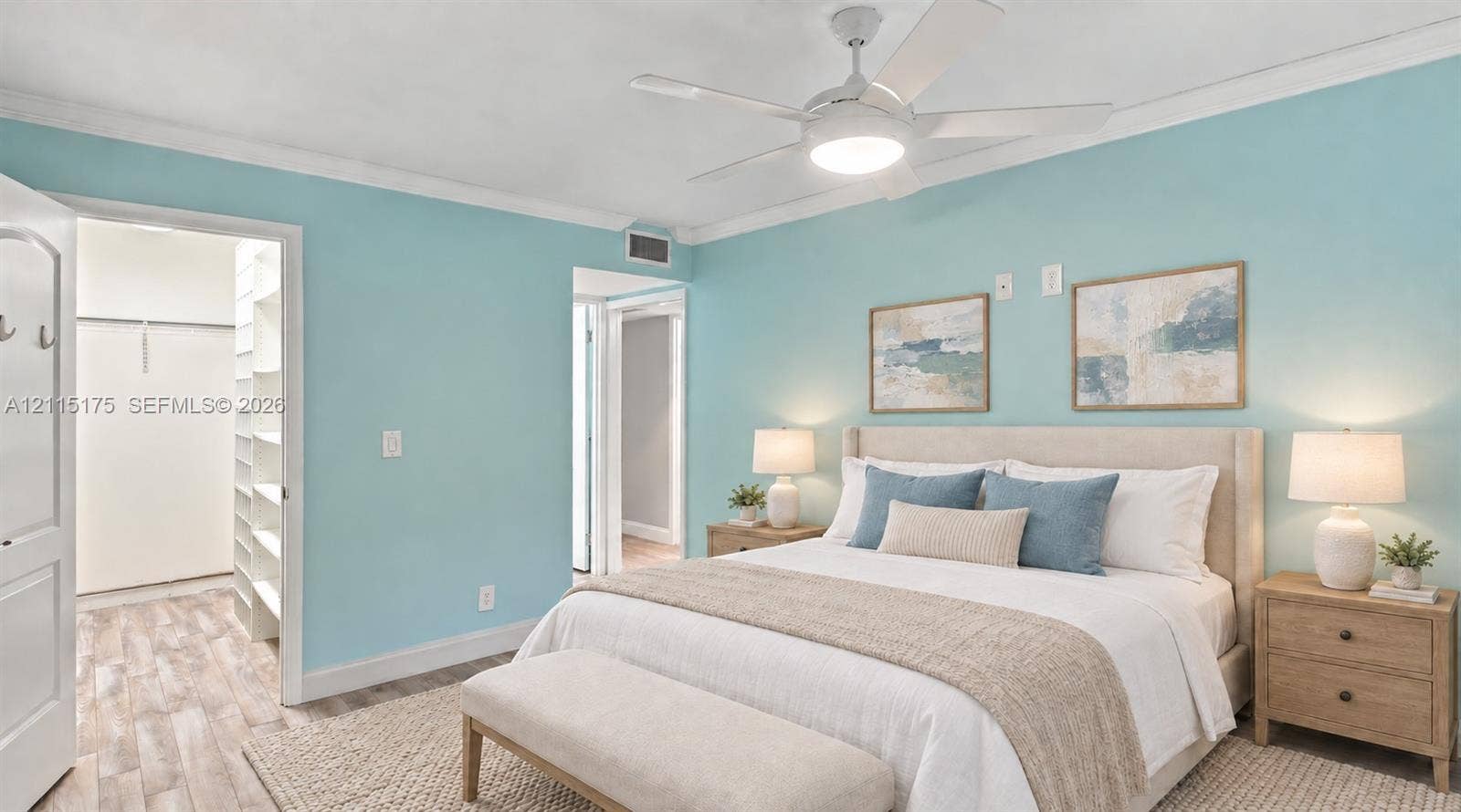 324 Seville N, Delray Beach, FL 33446 Alternative virtual staging of primary bedroom