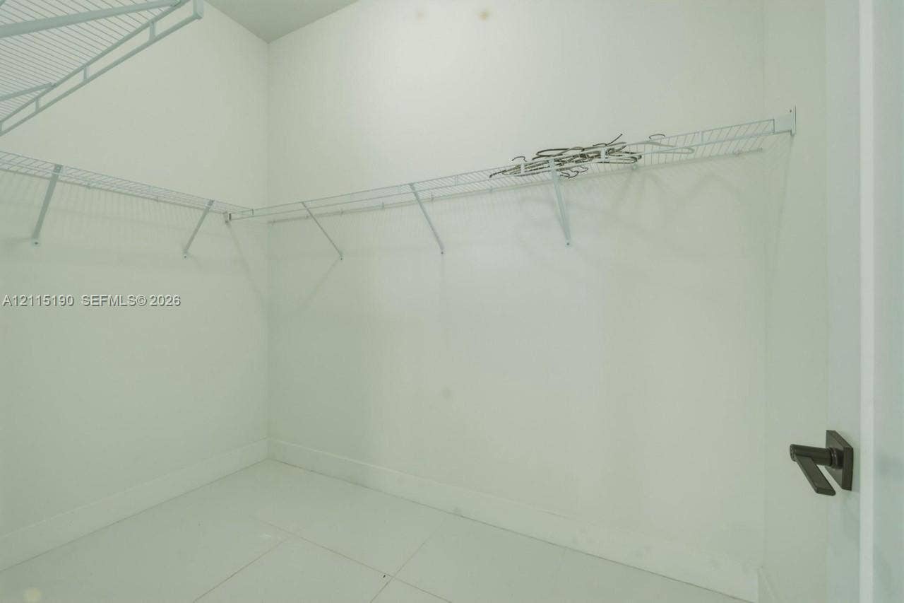 Walk-in closet.