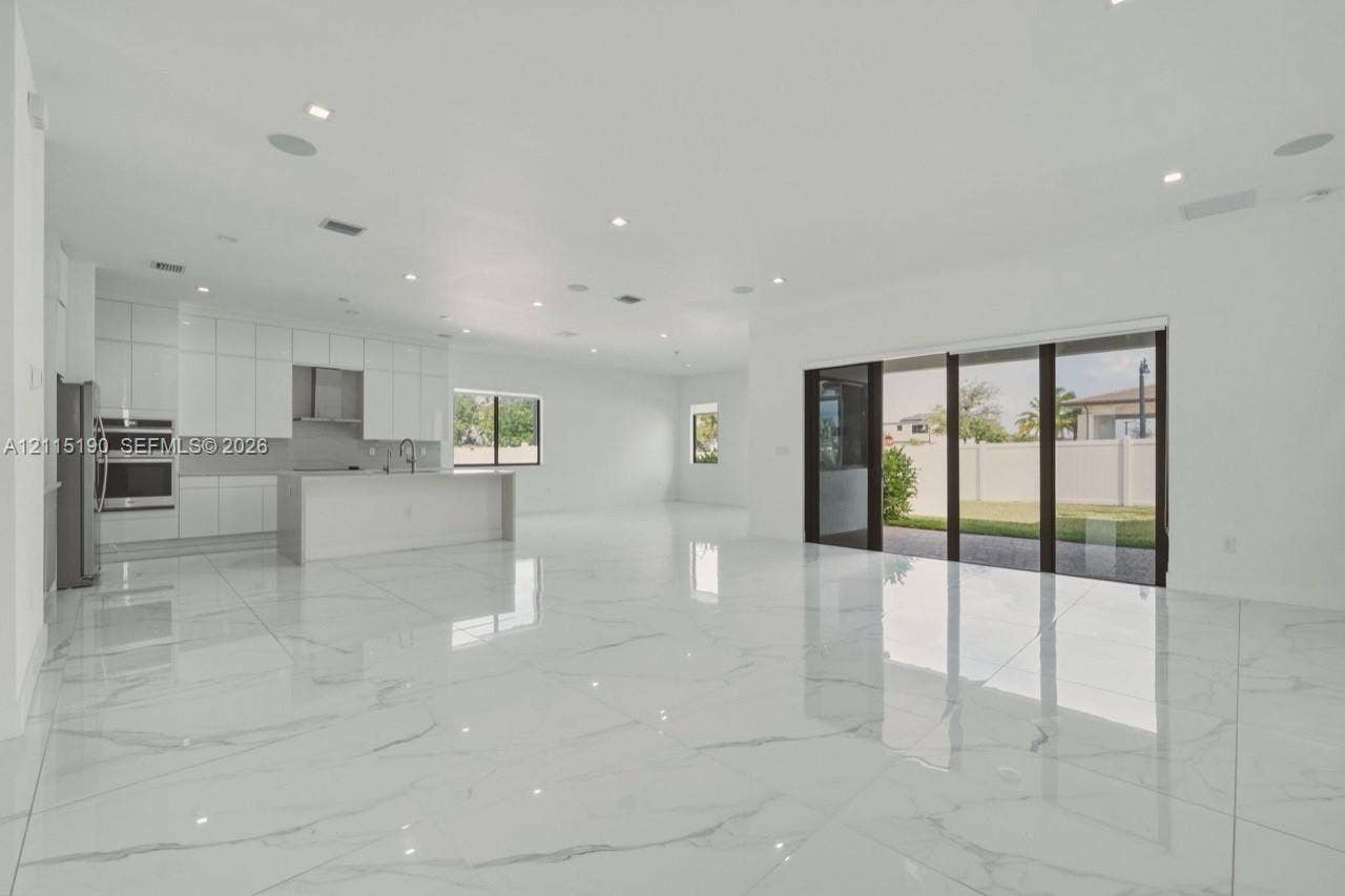 Open kitchen and main living area.
