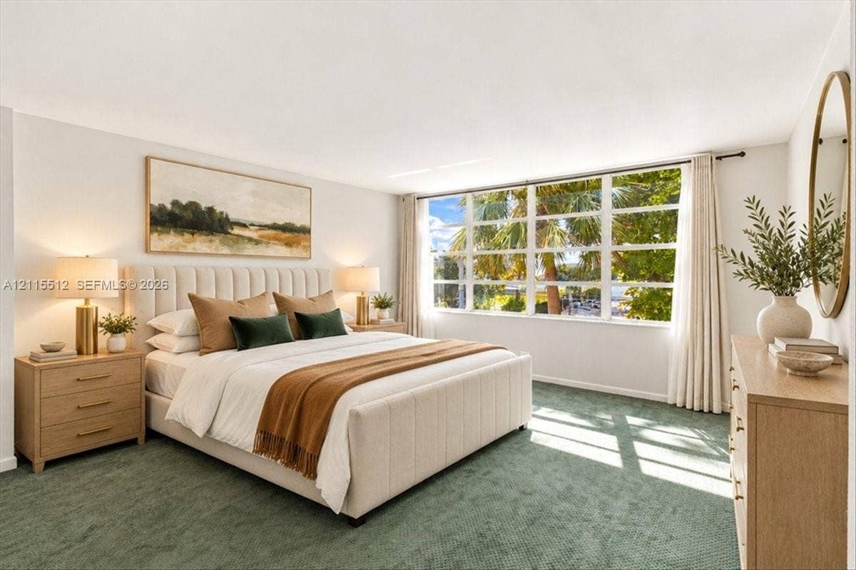1001 91st Street, #302, Bay Harbor Islands, FL 33154 virtually staged