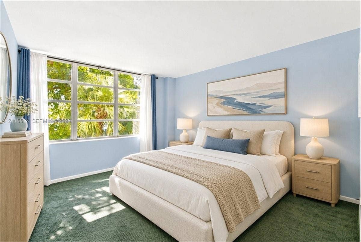 1001 91st Street, #302, Bay Harbor Islands, FL 33154 virtually staged