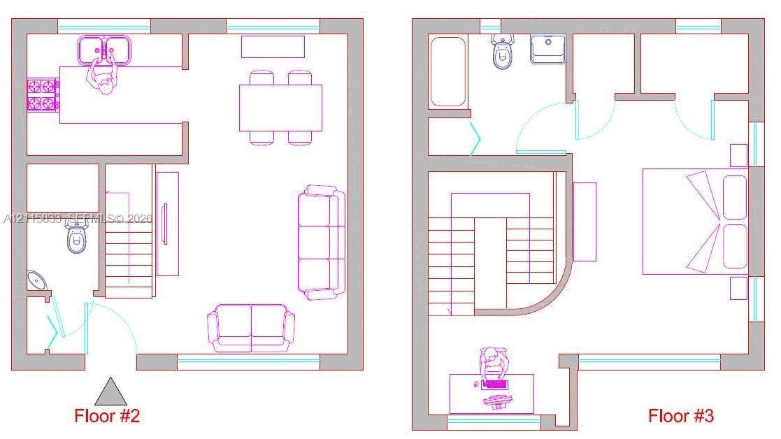929 Meridian Avenue, #5, Miami Beach, FL 33139 Floor plan